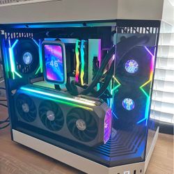 High end gaming pc (rtx 5080 2tb SSD HYTE y60 64gb DDR5 z790 lian li wireless lcd fans)