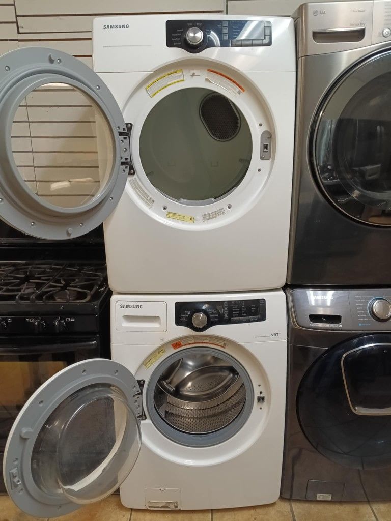 SET WASHER AND DRYER SAMSUNG ☃️STACKABLE-SIDE BY SIDE☃️ ❄️FREE DELIVERY❄️