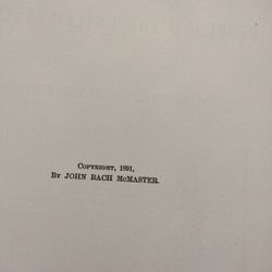 Vintage History Books Copyright 1891