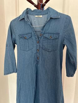 Denim Shirt Dress small size