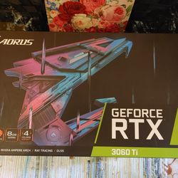 Gigabyte AORUS RTX3060 TI Elite 8gb - Like New
