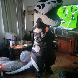 Skeleton T-REX Inflatable Costume
