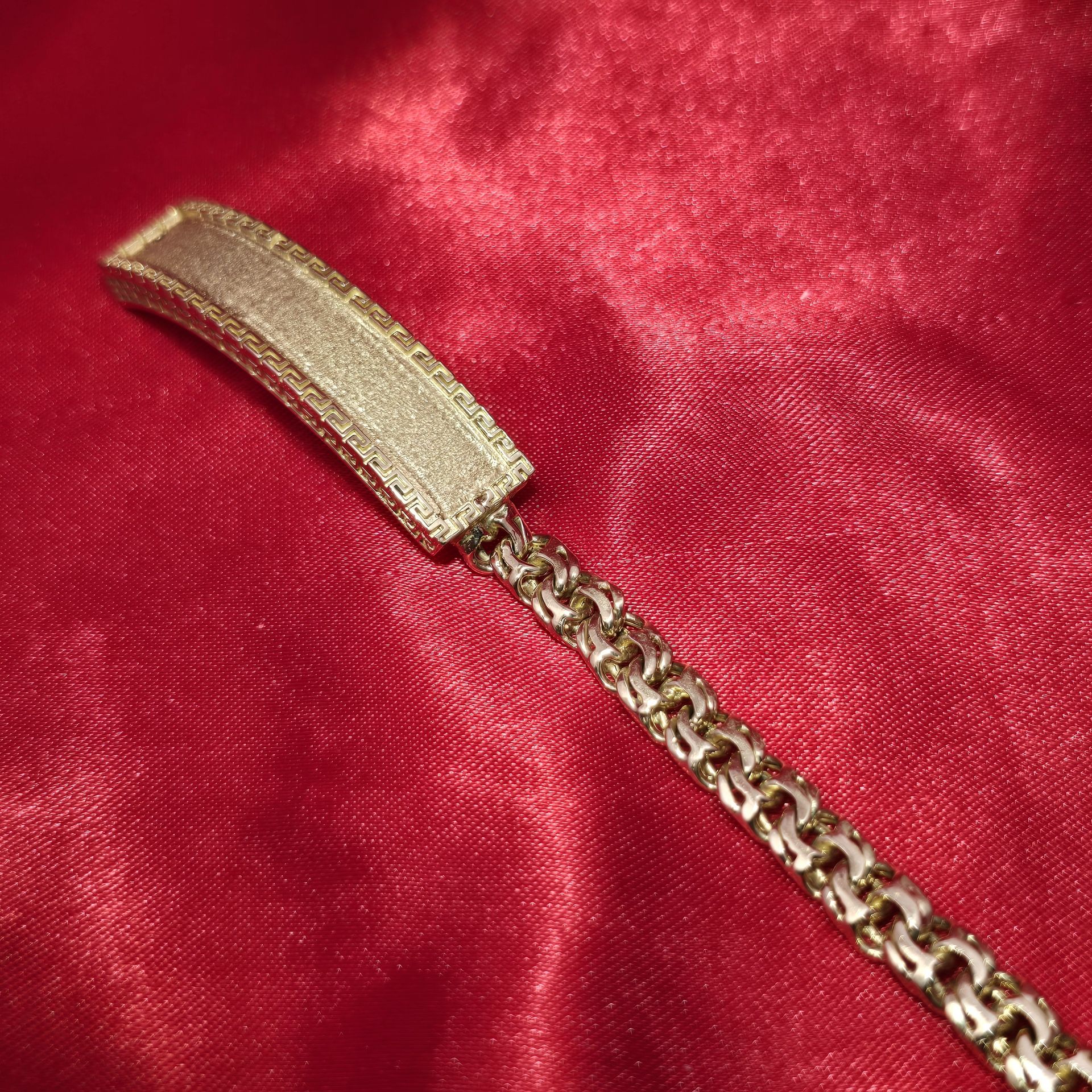 14k Yellow Gold ID Bracelet