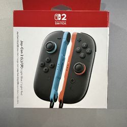 Switch 2 JoyCons Red/Blue