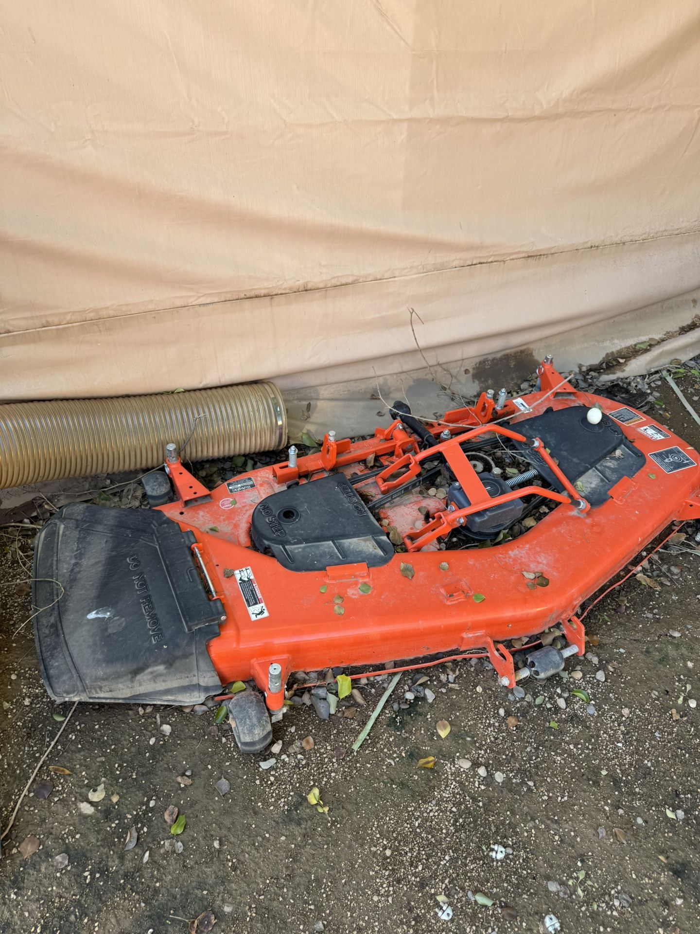 Protero PV18 PTO dump catcher Kubota mower deck RCK60B