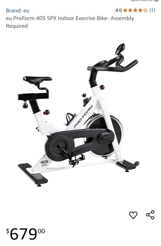*** ProForm 405 SPX Indoor Exercise Bike****