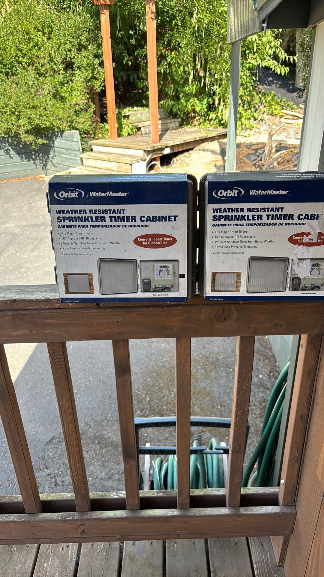 2 New Sprinkler Timer Cabinet 