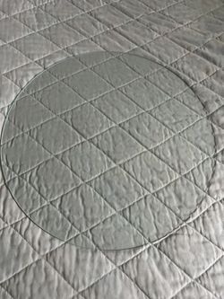 2 Glass Tops. 19 Inches. 