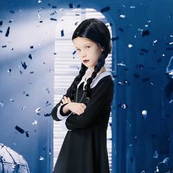 Wednesday Adams Girls Dress