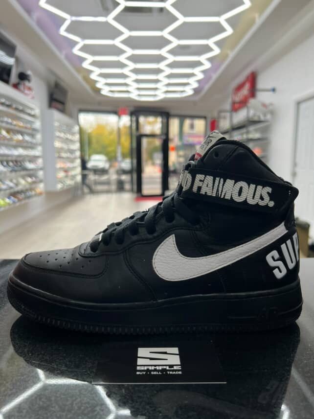 Supreme Nike Air force 1 High SP Black