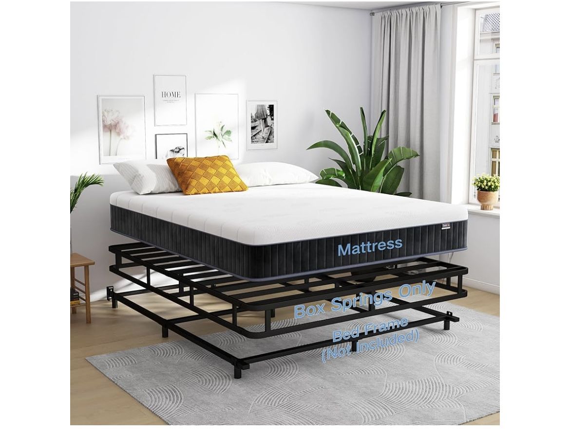 California king metal bedframe