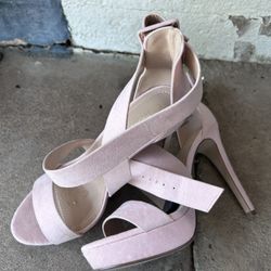 Women’s High Heeled Blush Strappy Sandals 