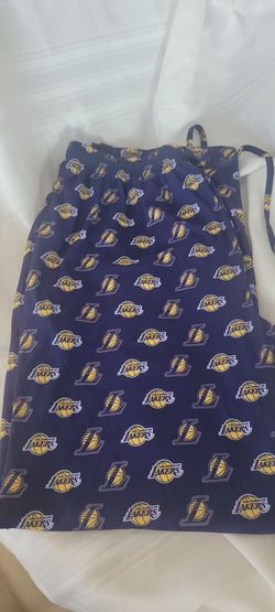 BRAND NEW CONCEPTS SPORTS LOS ANGELES LAKERS LOUNGE/PJ BOTTOMS  SIZE LARGE