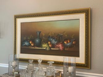 Original Oil Painting with Custom Frame