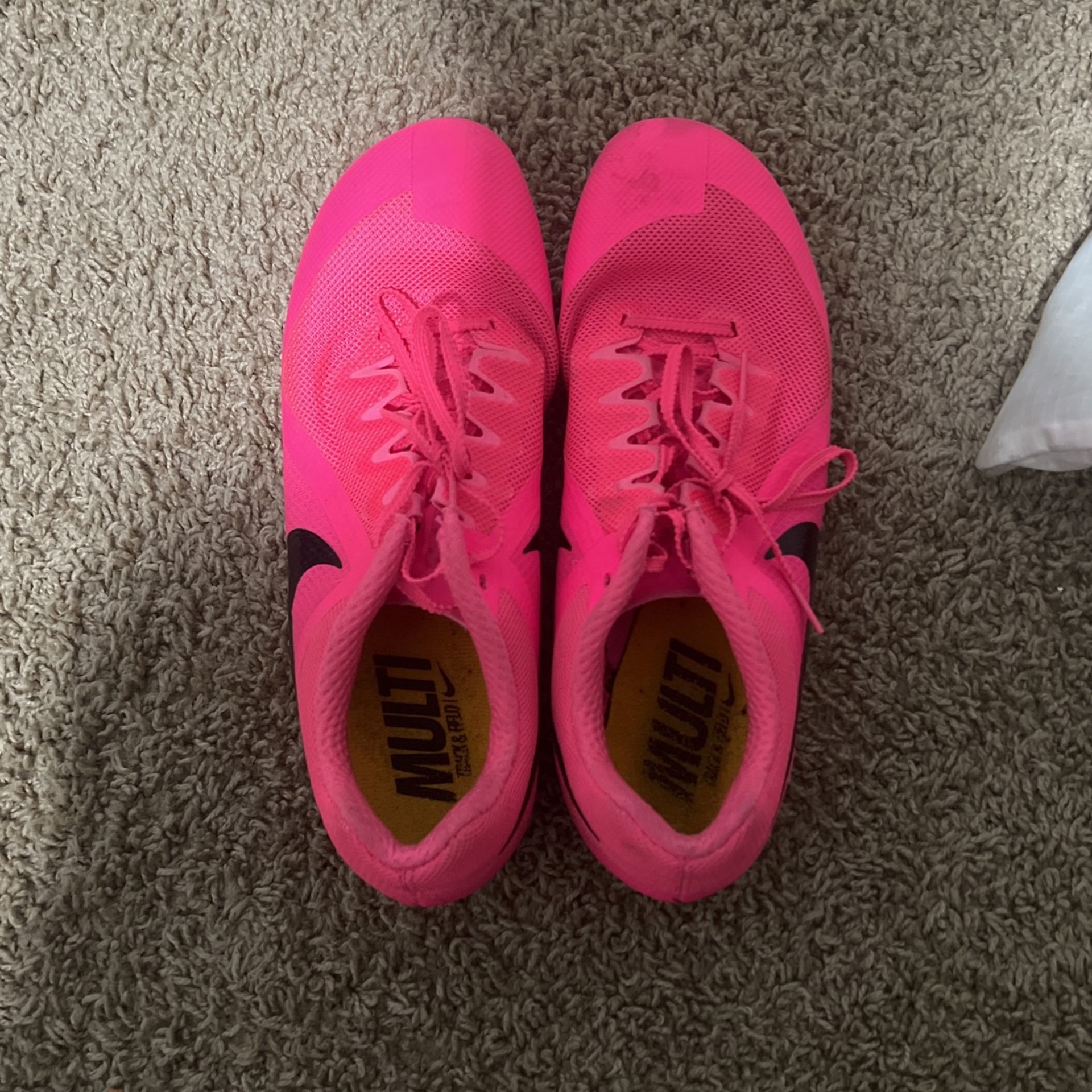 Pink Track Spikes