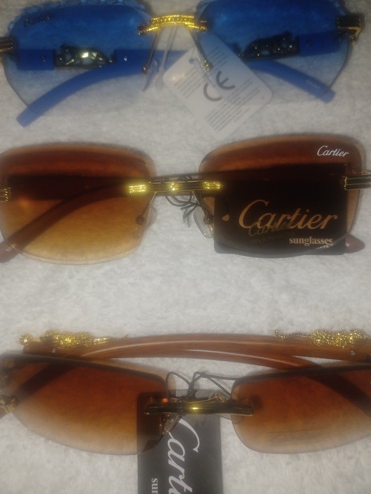 Mens Cartier Sunglasses (Sold Separately)