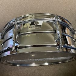 Ludwig Snare Drum W/ Stand And A Rubber Pad