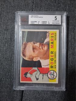 Roger Maris 1960 Topps!!!BGS 5!!!
