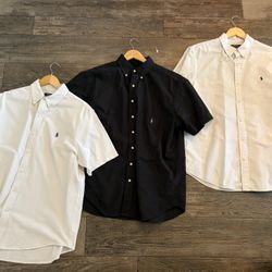 Lot of 3 XL Ralph Lauren short sleeve button down
