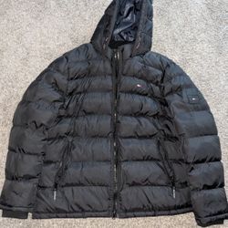 Tommy Hillfiger Quilted Puffer 2xl Black 