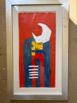 Mexican Artist Fernando M. Diaz Acrylic Painting
