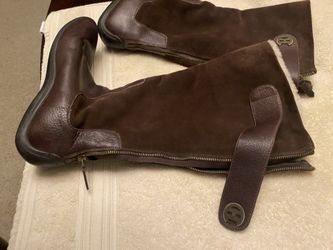 Cole Haan Waterproof Suede Leather Boots Sz 7.5
