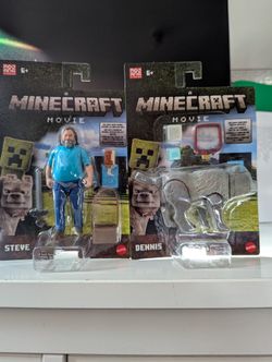 Steve And Henry Minecraft Action Figures