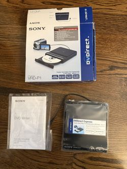 Sony DVDirect Express VRD-P1 DVD Writer ā New / Never Used ā Original Box