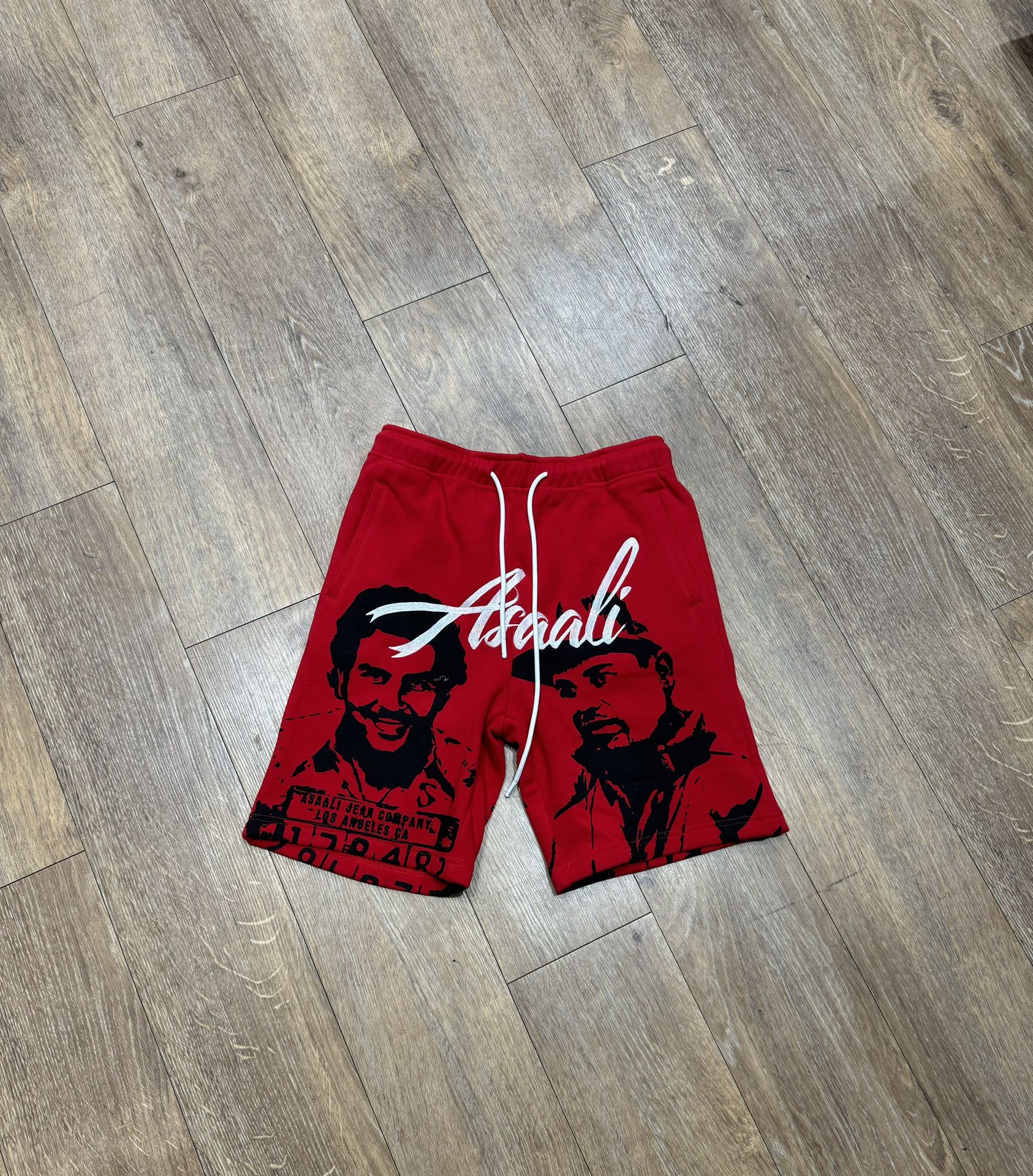 ASAALI OG CARTEL SHORTS RED