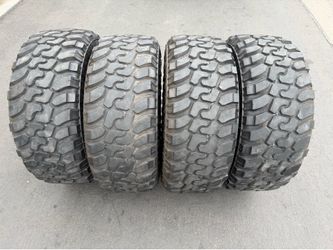 (4) 35x12.50R-8 Patriot M/T Tires