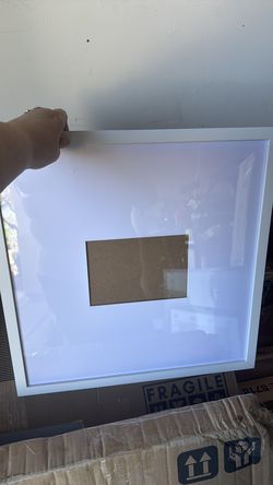 White picture frame