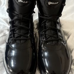 Galls Black Shiny Tactical Boots