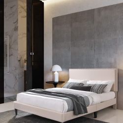 MODERN NEW QUEEN BEDS ON SALE ONLY $199. IN STOCK, SAME DAY DELIVERY 🚚 FINANCING AVAILABLE 