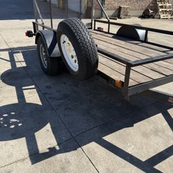 5x10 Utility Trailer With Ramp 
