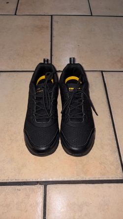 EUROSTAR Slip Resistant Work Sneakers Black