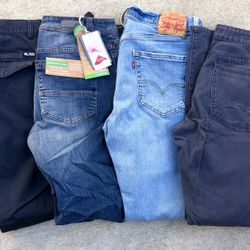 Sz 32 Pants Levis Lrg Ezekiel Free Planet Jeans 