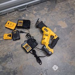 CORDLESS SAW ZAA  BATTERIES AN CHARGERS