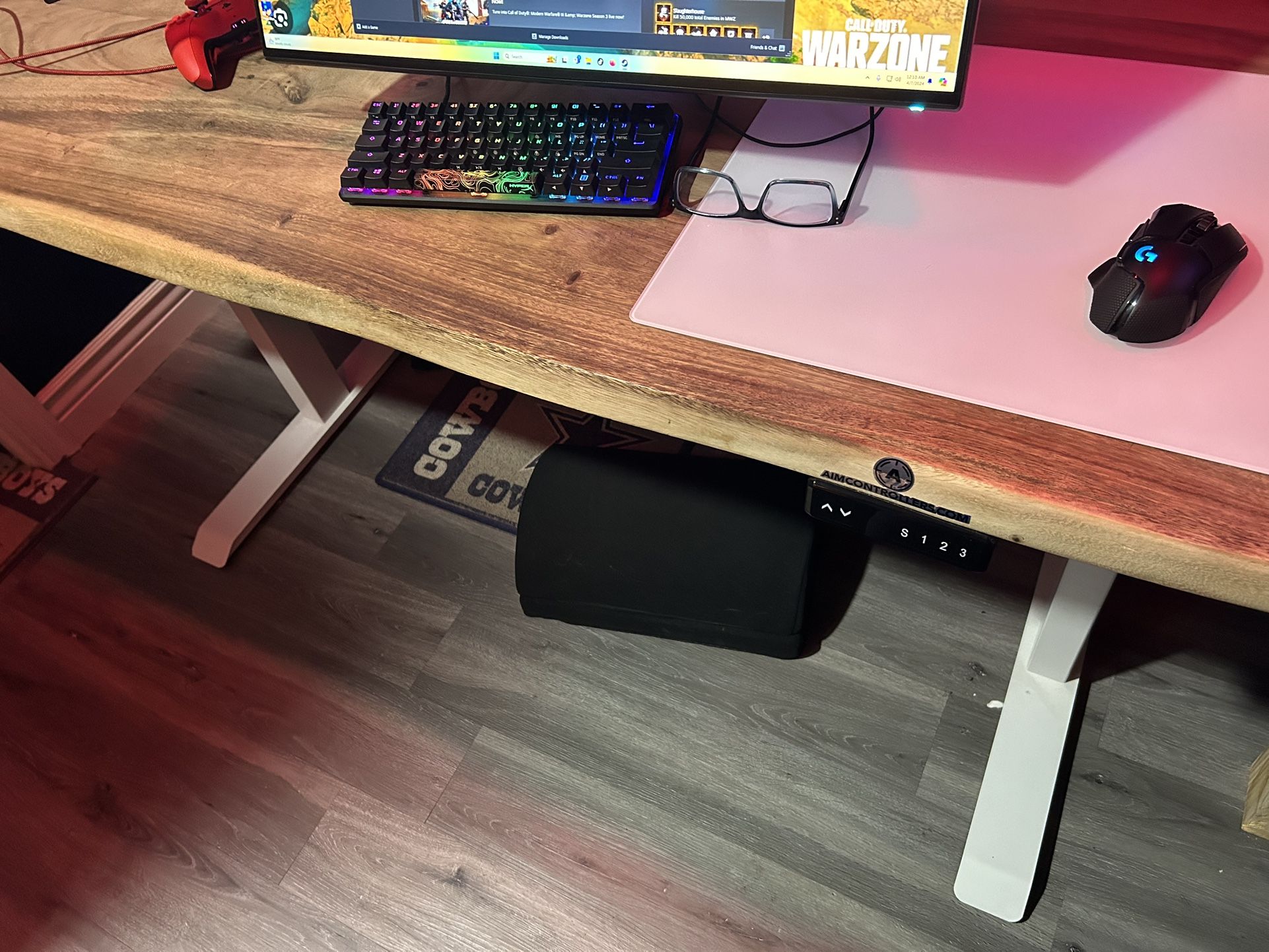 Sit Stand Desk With Butcher Block Top