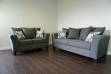 New Grey Sofa and loveseat