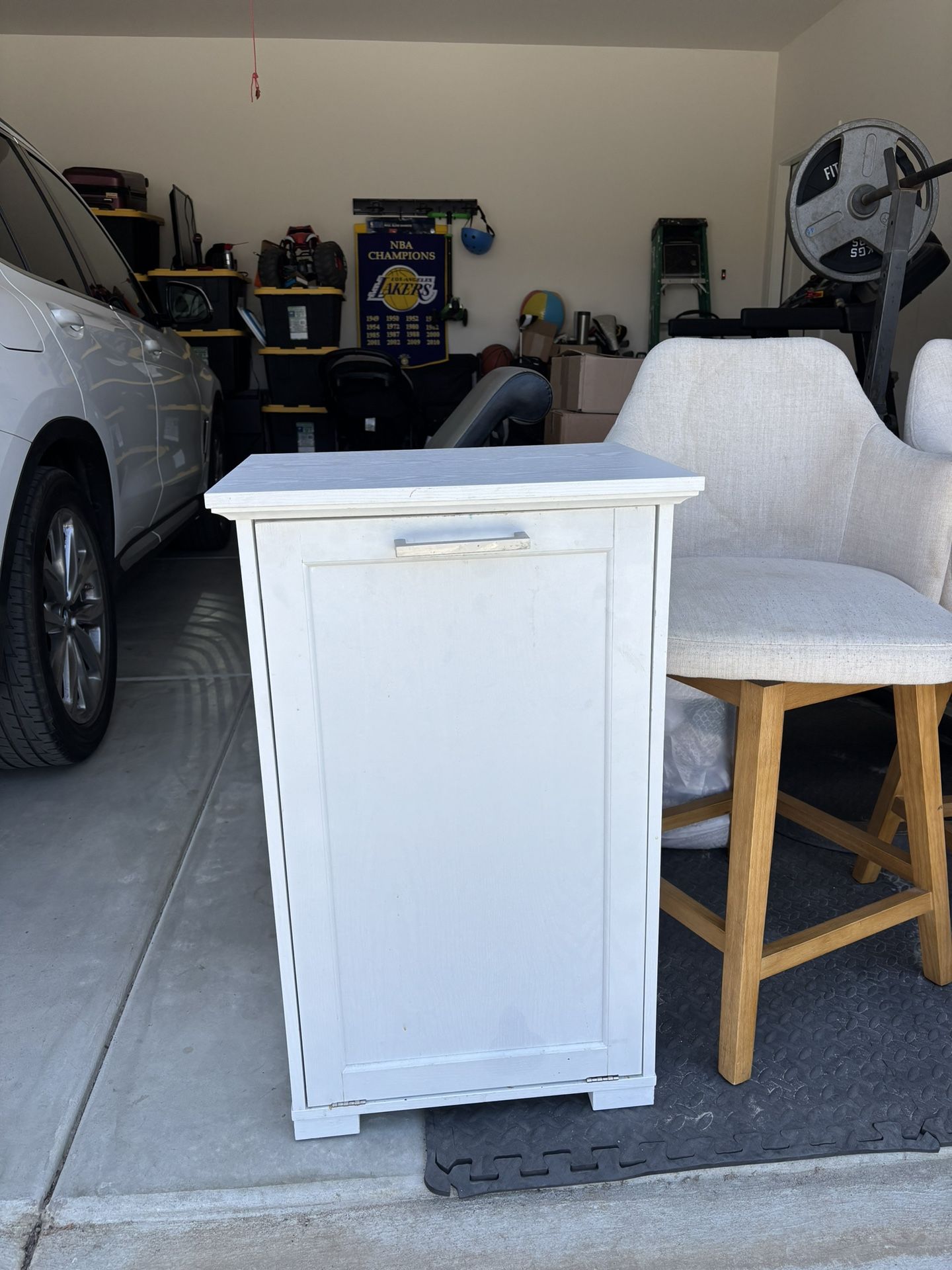 Cabinet trash can