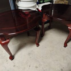 Cherry Round End Table