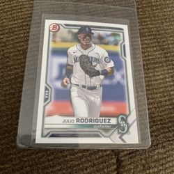 2021 Bowman Prospect Julio Rodriguez Rookie Card