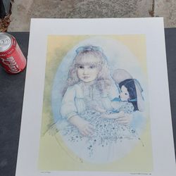 Pair Of Unframed Vintage Jan Hagara Signed Limited Edition Lithograph Prints