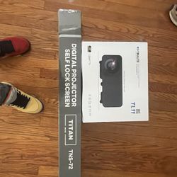 •> TRULITE TL11 START TV DIGITAL PROJECTOR SELF LOCK SCREEN TITAN TNS-72