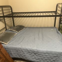 Twin Full Size Bunkbed, Metal Frames