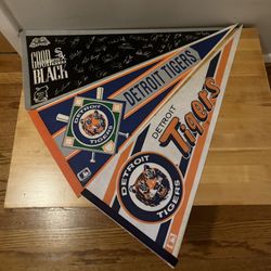 3 Sports Pennants 