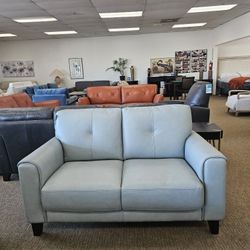 Leather Loveseat  - Ashlinn 