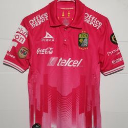 Club Leon FC  Pirma 2014 Away Liga MX  PinknSoccer Jersey Mens Size Small 