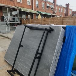 Free Bed And Frame ( NEEDS CLEANING)