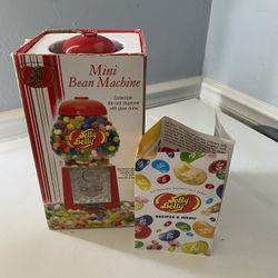 NEW Jelly Mini Bean Machine Dispenser 1.5 lb. Diecast Dispenser w/ Glass dome